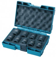 Makita D-41517 Impact Socket Set 1/2 Inch Drive 9 Piece £29.99